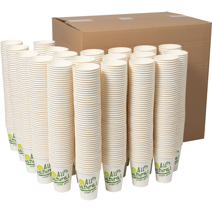 NATURAL Kaffeebecher kompostierbar - 200 ml (2.000 Stück)